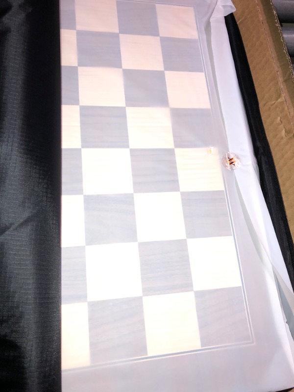 Photo 2 of A&A 21.25" Professional Wooden Tournament Chess Board/Walnut & Maple Inlaid / 2.25" Squares w/o Notation 21.25” / 54cm Walnut & Maple Inlaid - W/O Notation