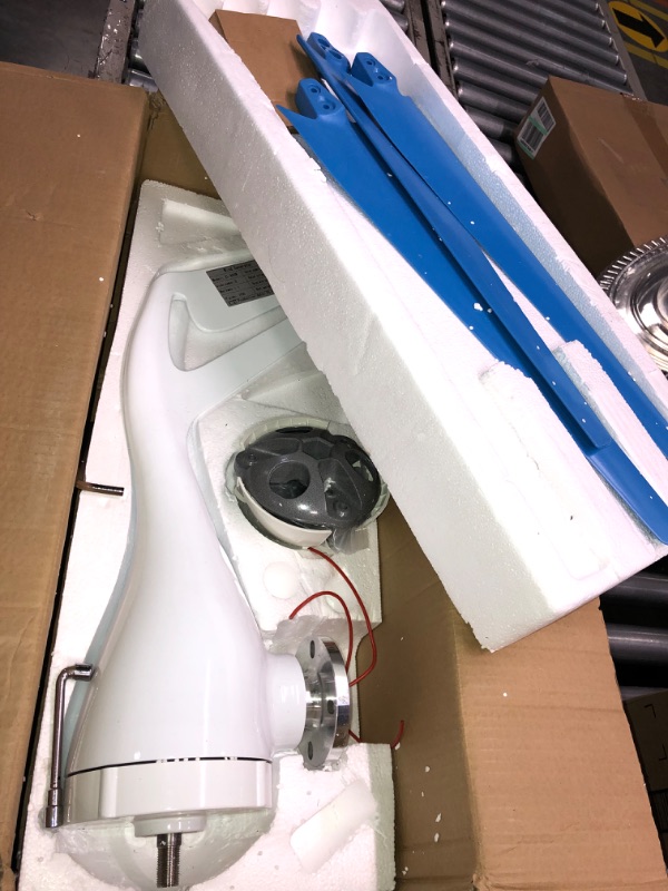 Photo 2 of Dyna-Living Wind Turbine 24V 800W Wind Turbine Generator Kit 3 Blades Wind Turbines Motor with Charge Controller (Not Included Mast)