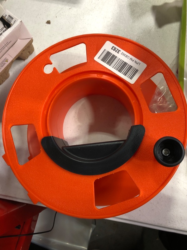 Photo 2 of bayco kw-110 cord storage reel with center spin handle, 100-feet,orange