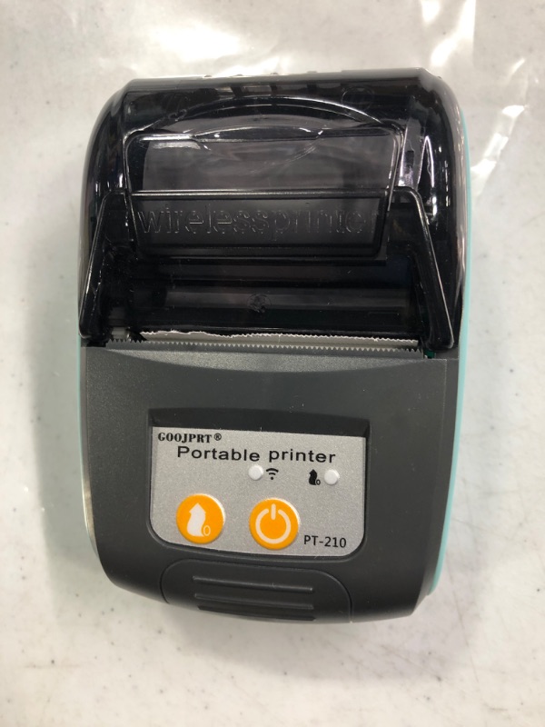 Photo 2 of Dpofirs Bluetooth Receipt Thermal Printer, 58mm Bluetooth Receipt Printer, Mini Wireless POS Receipt Printer for Clothing Industry Convenience Stores, Portable Receipt Printer (Without Storage Bag)