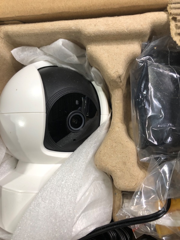 Photo 2 of **USED HAS CONNECTION ISSUE** Kasa Indoor Pan/Tilt Smart Security Camera, 1080p HD Dog Camera 2.4GHz with Night Vision, Motion Detection for Baby and Pet Monitor, Cloud & SD Card Storage, Works with Alexa & Google Home (EC70) Pan/Tilt Camera New 1080P