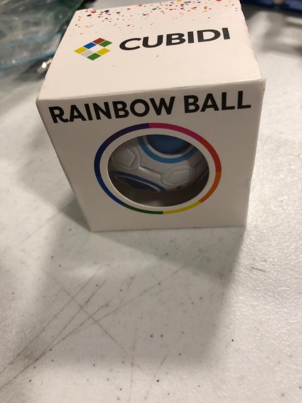Photo 1 of CUBIDI® Original Rainbowball Puzzle Ball I Brain Teasers for Kids Ages 6-10 I for Boys and Girls 6+ Years I Travel Toy for Children