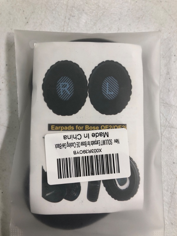 Photo 2 of **USED** SOULWIT Ear Pads Cushions Replacement for Bose On-Ear 2 (OE2 & OE2i)/ SoundTrue On-Ear (OE)/ SoundLink On-Ear (OE) Headphones, Earpads with High-Hensity Noise Isolation Foam - OE2 CG Black