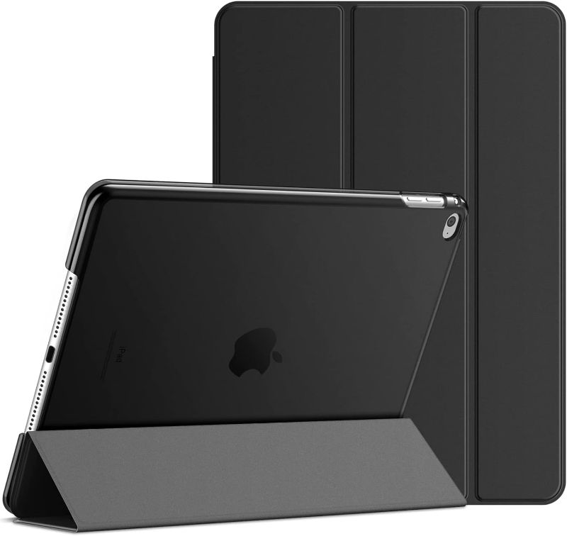 Photo 1 of JETech Case for iPad Air 2 (2nd Generation), Smart Cover Auto Wake/Sleep (Black) 