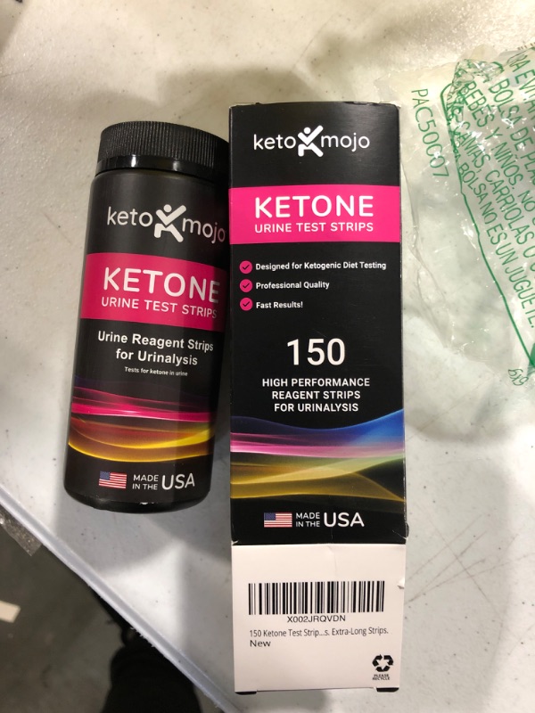 Photo 2 of 150 Ketone Test Strips with Free Keto Guide eBook & Free APP. Urine Test for Ketosis on Ketogenic & Low-Carb Diets. Extra-Long Strips.