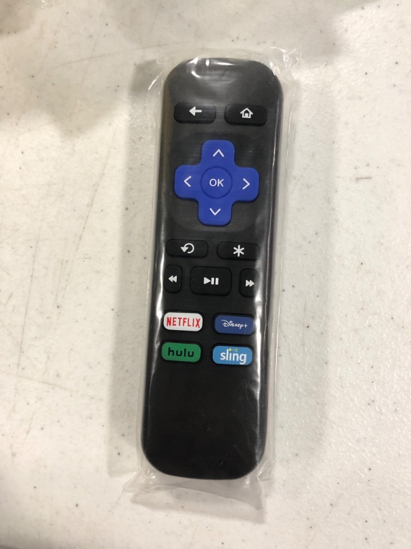 Photo 2 of LOUTOC Universal Replacement Remote Control Compatible with Roku Express, for Roku Premiere, for Roku Box, for Roku Player, for Roku 1 2 3 4 -?NOT for Stick or TV?
NO BATTERIES INCLUDED