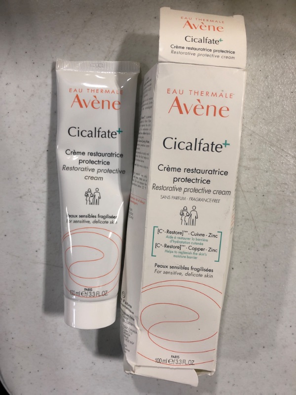 Photo 2 of Eau Thermale Avene Cicalfate+ Restorative Protective Cream - Wound Care - Helps Reduce Look of Scars - Postbiotic Skincare - Non-Comedogenic 3.3 Fl Oz (Pack of 1)
BOX DAMAGED