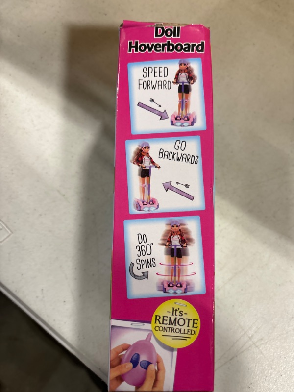 Photo 1 of Click N' Play Scooter Set for 12" Dolls, Remote Control Pink Hoverboard with Helmet & Kneepad Accessories, Compatable with Barbies and Ken Dolls, Gifts for Girls Ages 3+, Girl Toys
MINOR DAMAGE ON BOX