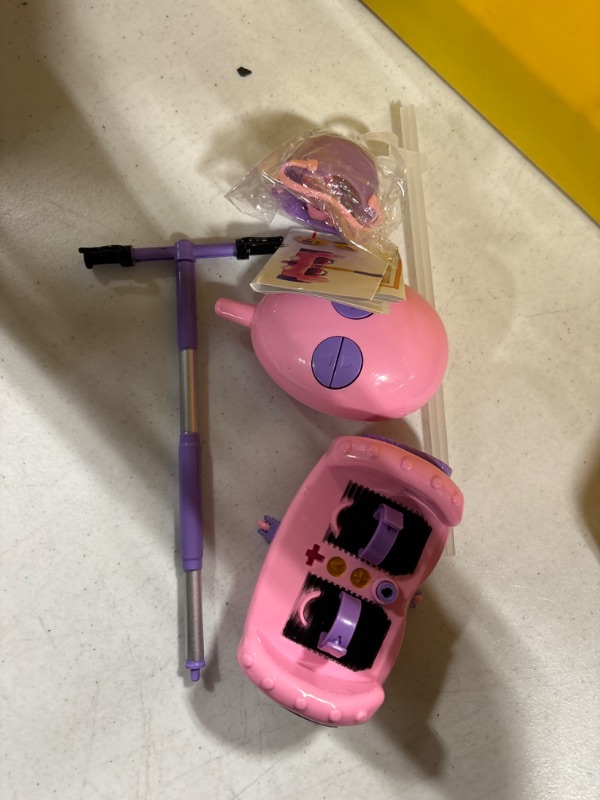 Photo 1 of Click N' Play Scooter Set for 12" Dolls, Remote Control Pink Hoverboard with Helmet & Kneepad Accessories, Compatable with Barbies and Ken Dolls, Gifts for Girls Ages 3+, Girl Toys
MINOR DAMAGE ON BOX