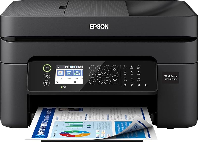 Photo 1 of Epson Workforce WF-2850 Wireless All-in-One Printer with Scan, Copy, Fax