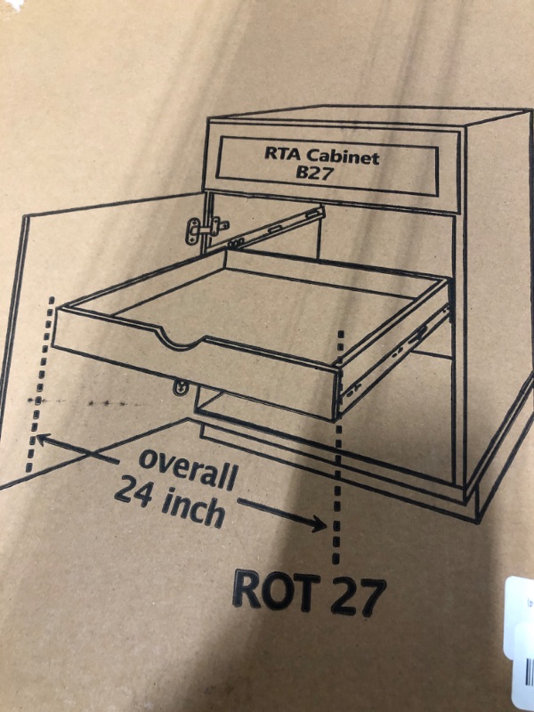 Photo 3 of 24'' Width Drawer Box Wooden Roll Out Tray Wood Pull Out Tray, Kitchen Cabinet Organizer, Kitchen Organization Storage Drawer, Pantry Organization and Storage Pull-out Shelf (Fit RTA Cabinet B27) POT#4 (24''W x 21''D)