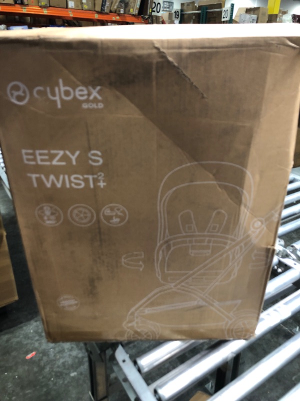 Photo 1 of CYBEX Eezy S Twist +2 V2 Baby Stroller with 360° Rotating Seat for Infants 6 Months and Up - Compatible with CYBEX Car Seats