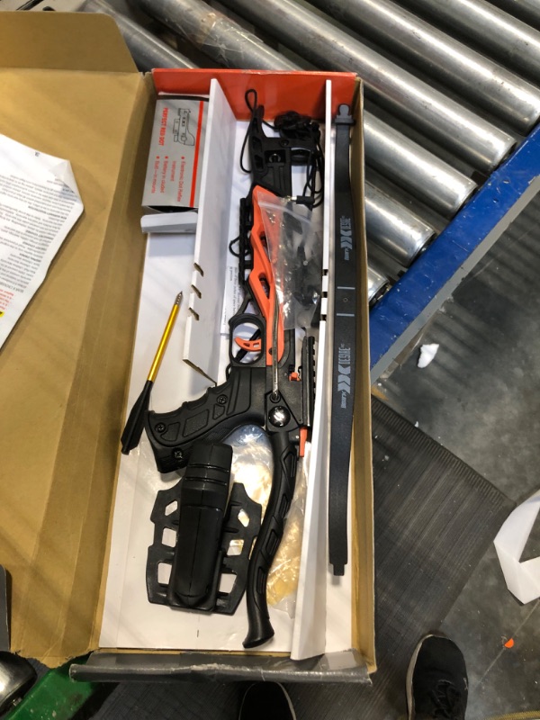 Photo 1 of Desire RD Self-Cocking Crossbow with Red Dot Sight 3 Premium Bolts, Black, One Size
