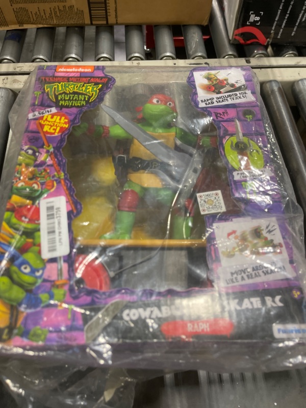 Photo 1 of **USED** Teenage Mutant Ninja Turtles Cowabunga Skate RC - Imitates Real Skate Tricks - 2.4 GHz Remote Control - Ages 5+