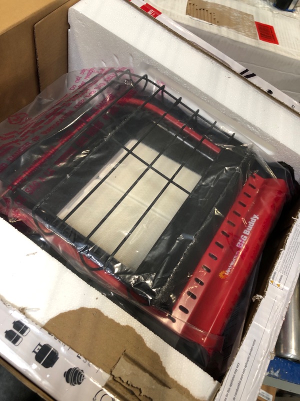 Photo 3 of 18,000 BTU Big Buddy Portable Propane Heater (No Fan),Red