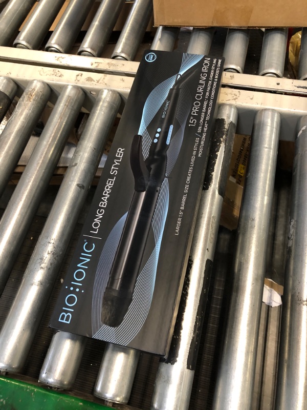 Photo 2 of BIO IONIC Long Barrel Styler Curling Iron 1.5"