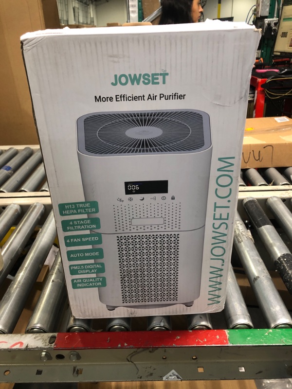 Photo 1 of Air Purifiers for Home Large Room,Jowset Air Purifiers Up to 1830 Sqft, H13 True HEPA Air Purifiers Filter for Bedroom,Air Cleaner for Allergies, Pet Odor, Smoke, Dust for Bedroom 24dB Sleep Mode AP403