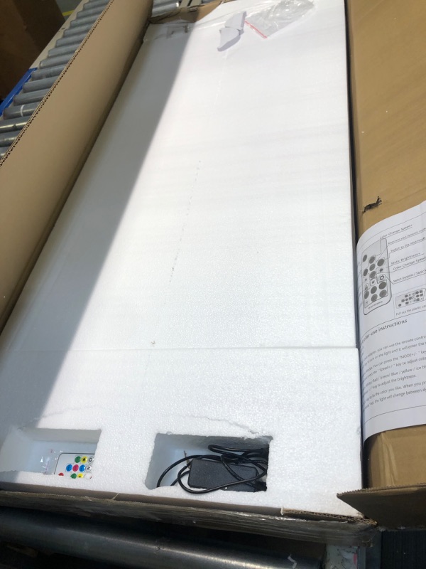 Photo 1 of OUTDOOR DOIT LED Full Length Body Mirror: Hanging Mirror for Door with Memory, 47''x19'' HD Explosion-Proof Wall Mounted Mirror with RGB Lights, Wall Dressing Mirror for Bedroom/Living Room/Bathroom 1780 White 01