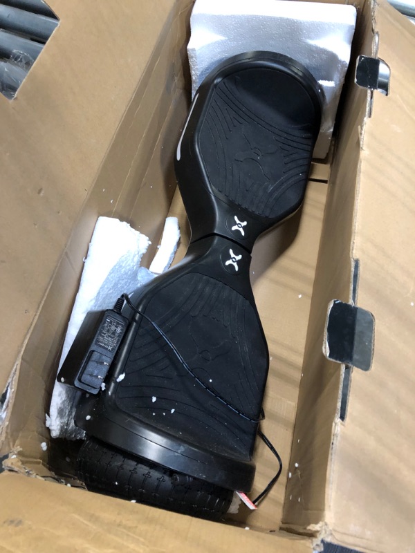 Photo 3 of **USED FOR PARTS** Hover-1 Axle Hoverboard | 7MPH Top Speed, 3MI Range, LED Headlights & Wheels, Easy to Learn for Kids/Youth
