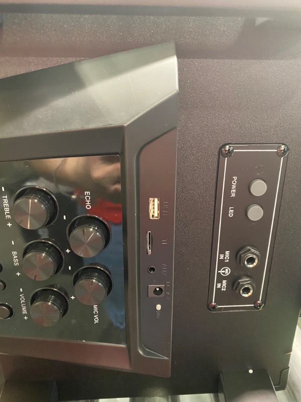 Photo 5 of Moukey Karaoke Machine, 10" Woofer Portable PA System, Bluetooth Speaker 