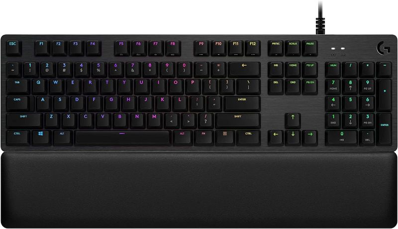 Photo 1 of Logitech G513 RGB Backlit Mechanical Gaming Keyboard with GX Blue Clicky Key Switches (Carbon)
