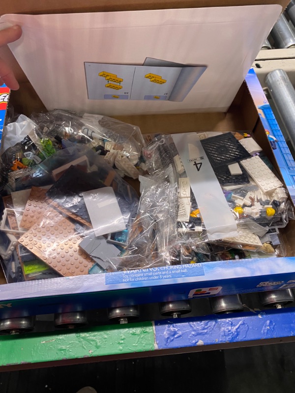 Photo 3 of **USED*** LEGO City Ski and Climbing Center 60366 Building Toy Set, 3-Level Building with a Ski Slope, 8 Minifigures and 2 Animal Figures for Imaginative Winter Sports Play, Fun Gift Idea for Kids and Ski Fans