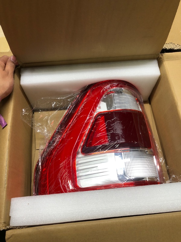 Photo 3 of DanVard LED Left Tail Light Assembly w/Blind Spot (Module Not Included) Compatible with Ford F150 F-150 2021-2023, Rear Driver Side Lamp OE Replacement ML3Z-13405-D ML3Z13405D Left/Driver side