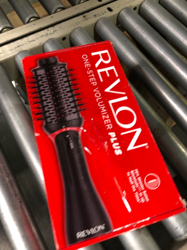 Photo 2 of Revlon One Step Volumizer PLUS 2.0 Hair Dryer and Hot Air Brush | Dry and Style (Black) Black Red