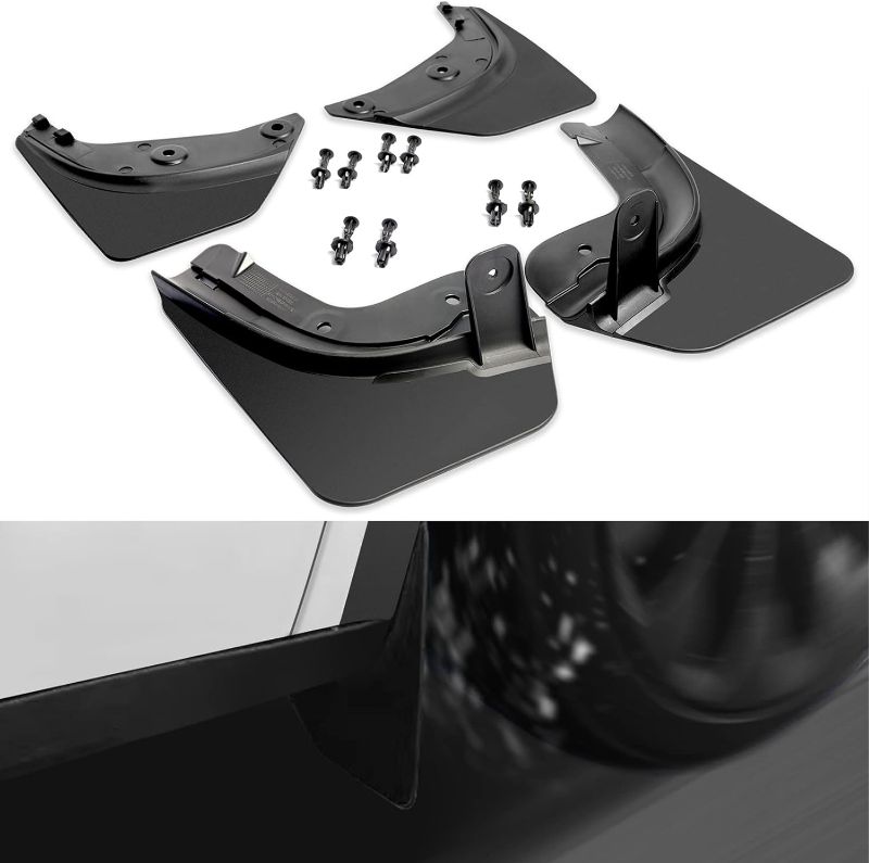 Photo 1 of 4Pcs for Tesla Model Y Mud Flaps 2023 2024,Car Splash Guards Tire Protector Mudguard No Drilling Required Mudflaps Accessories
