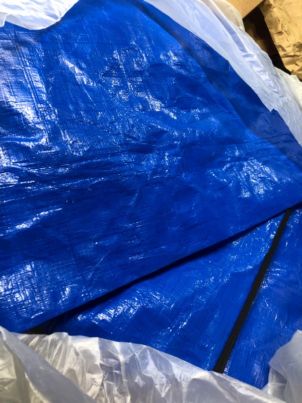 Photo 3 of  Heavy Duty Poly Tarps, Blue (Item may slightly differ than cover photo) 