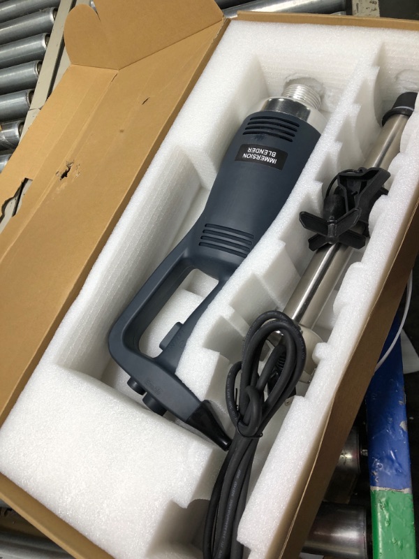Photo 3 of ***DOES NOT WORK? GREAT FOR PARTS*** 14 in Heavy Duty Immersion Blender Handheld Kitchen, Hand Blenders for Kitchen, Commercial Mixer Electric, 750W Detachable Shaft Adjustable Variable Speed, Emulsifier Blender Handheld 14-inch
