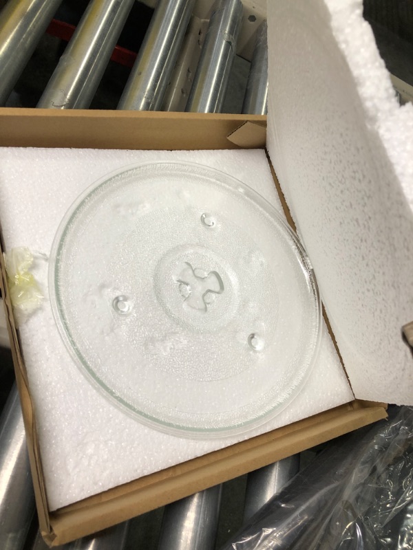 Photo 3 of 10.5" Microwave Glass Plate Replacement Exact For Hamilton Beach HB-P90D23, Compatible with Oster, GE, High Pointe, Emerson P23, Frigidaire 10 1/2 Inch replacement microwave glass plate
