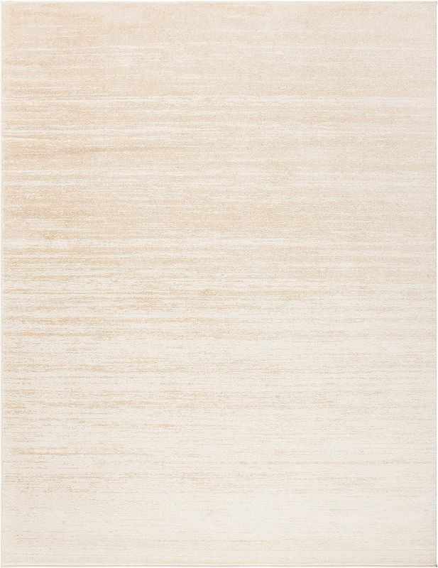 Photo 1 of ***USED - DIRTY - NO PACKAGING***
SAFAVIEH Adirondack Collection X-Large Area Rug - 12' x 18', Champagne & Cream, Modern Ombre Design, Non-Shedding & Easy Care, Ideal for High Traffic Areas in Living Room, Bedroom (ADR113W)
