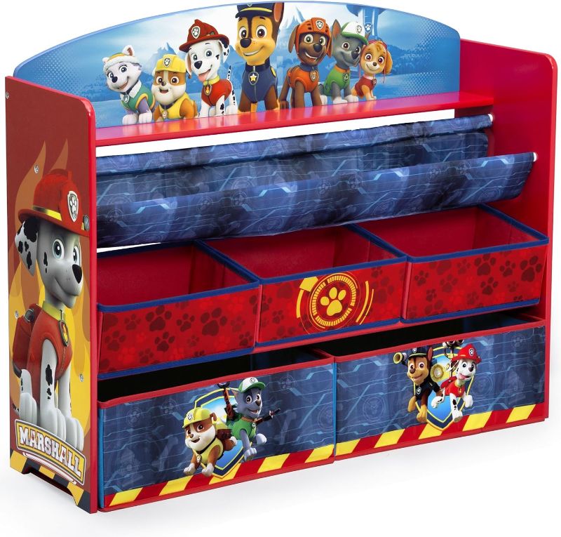 Photo 1 of 6 Bin Design and Store Toy Organizer - Greenguard Gold Certified, Nick Jr. PAW Patrol