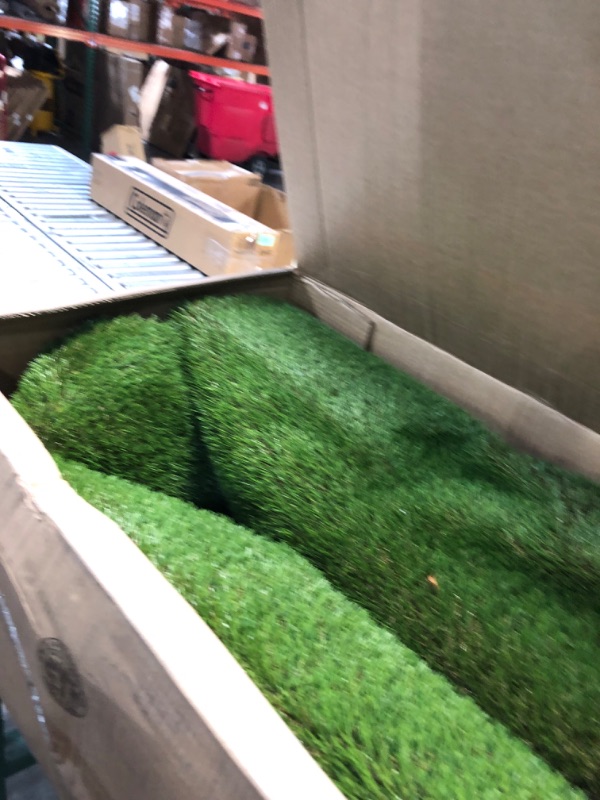 Photo 1 of  Thick Artificial Grass Turf Lawn Customized Size 6.5 x 10 Feet, 1.38" Indoor Outdoor Garden Lawn Landscape Synthetic Grass Mat Fake Grass 