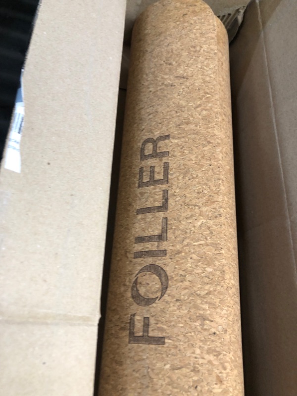 Photo 2 of (READ FULL POST) FOILLER Luxury Cork Yoga Mat - Natural Organic Cork & Eco-Friendly TPR - Perfect Size (72” x 24”x4mm) Non Slip Exercise & Fitness Mat