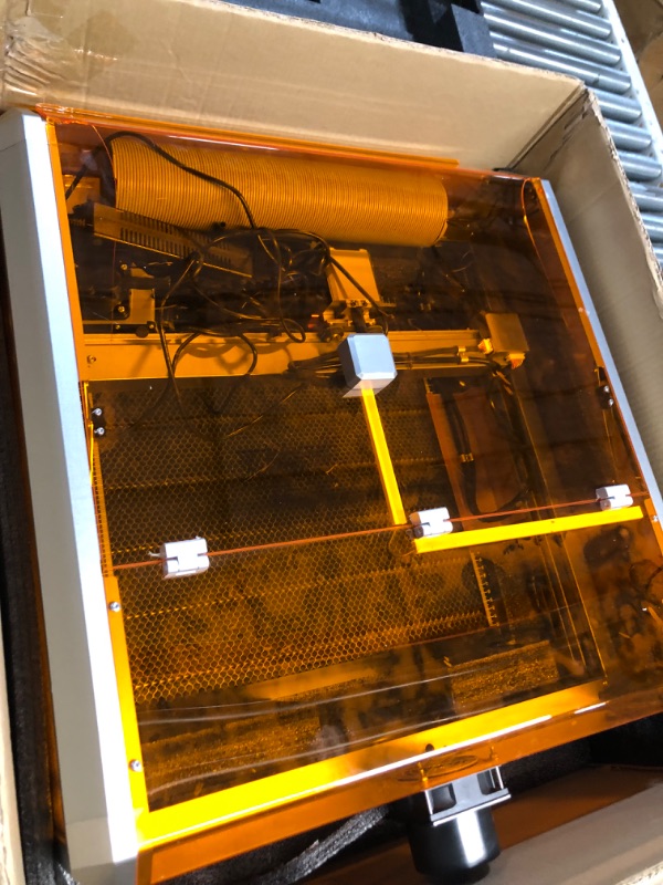 Photo 1 of Genmitsu L8 with Genmitsu MD13 Smoke Purifier, Pecfect Home Use Laser Cutting Solution