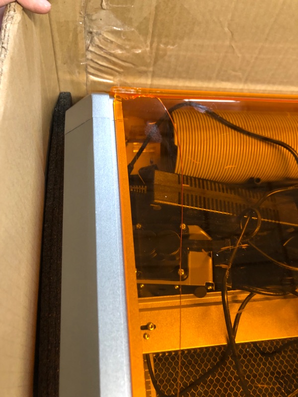 Photo 1 of Genmitsu L8 with Genmitsu MD13 Smoke Purifier, Pecfect Home Use Laser Cutting Solution