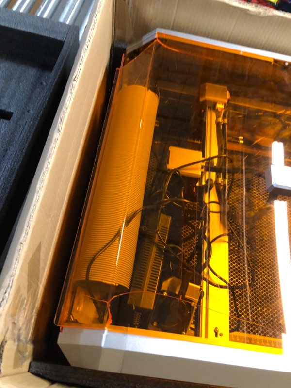 Photo 1 of Genmitsu L8 with Genmitsu MD13 Smoke Purifier, Pecfect Home Use Laser Cutting Solution