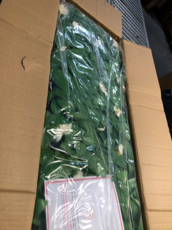 Photo 1 of Expandable Fence Privacy Screen for Balcony Patio Outdoor,Decorative Faux Ivy Fencing Panel,Artificial Hedges