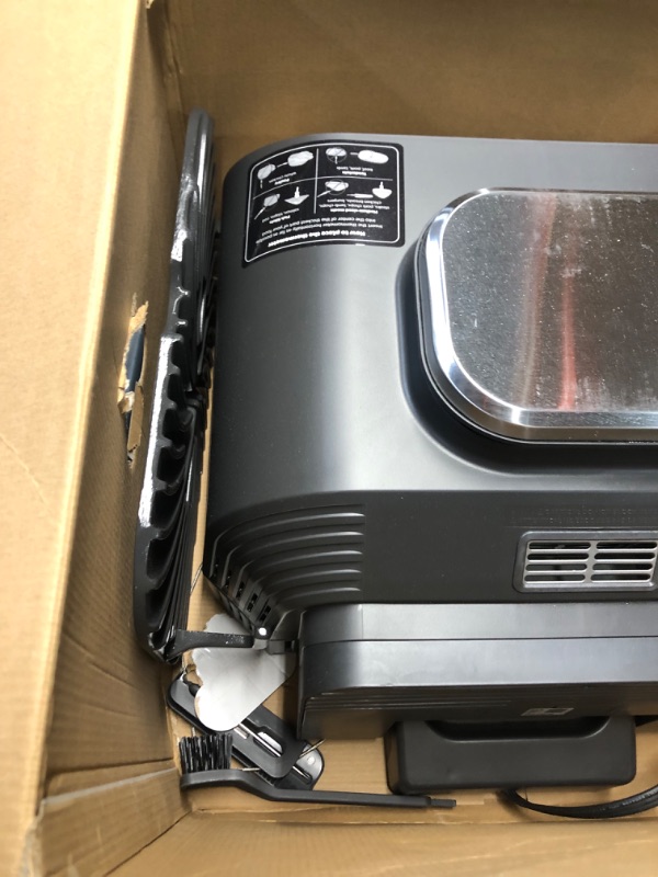 Photo 4 of Ninja DG551 Foodi Smart XL 6-in-1 Indoor Grill with Air Fry, Roast, Bake, Broil, & Dehydrate