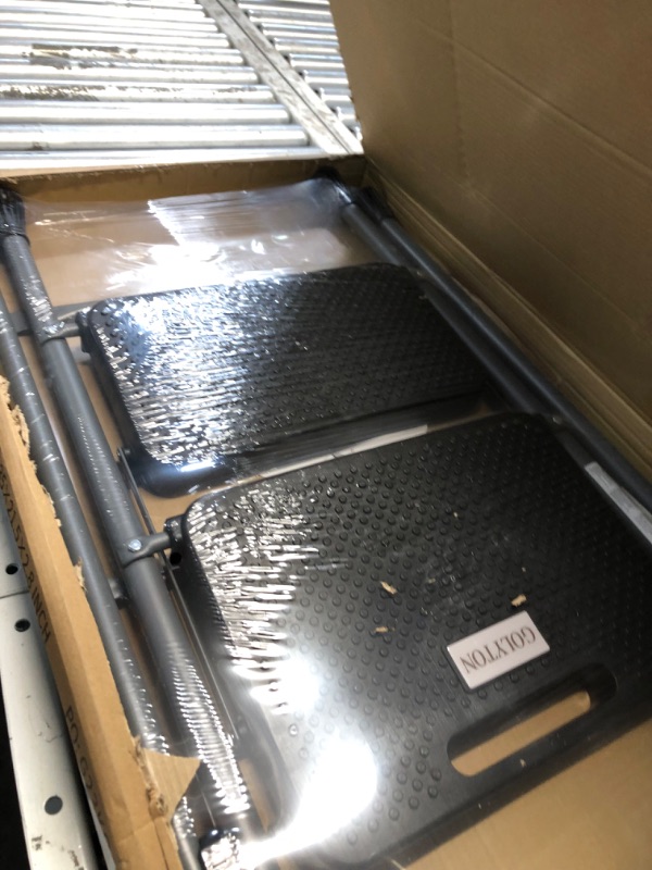 Photo 3 of 2 Step Ladder, GOLYTON 2 Lightweight Folding Step Stool with Wide Anti-Slip Pedal and Comfort Handgrip
