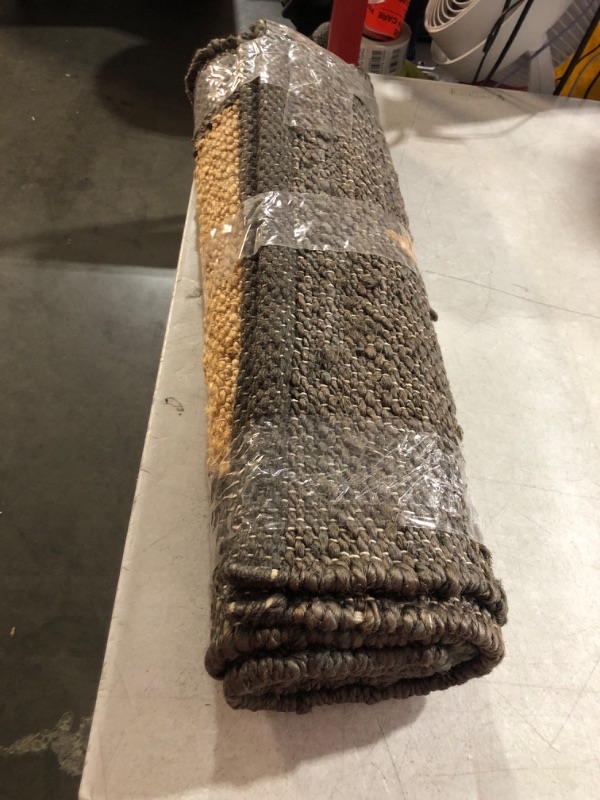 Photo 1 of *****STOCK IMAGE FOR SAMPLE*****
Diamond Jute Area Rug - 2x8 Jute Runner Rug for Dining Room, Neutral Rug Living Room Rug Entryway Hallway Kitchen 2' x 8' Rectangular Brown