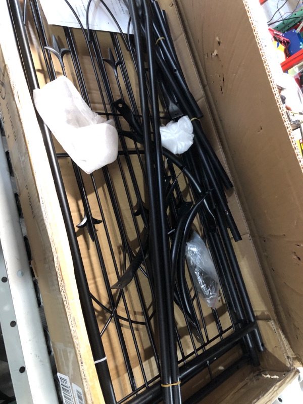 Photo 1 of YITAHOME Garden Arch Trellis Metal Garden Arbor for Various Climbing Plant, Wedding Arches for Ceremony Decoration Outdoor Lawn Backyard