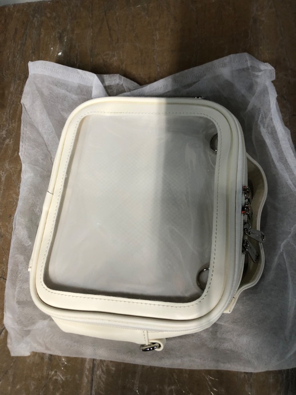 Photo 1 of Clear Makeup Bag White