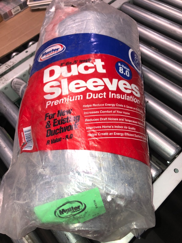 Photo 2 of 
Master Flow
8 in. Dia R-8 Ductwork Insulation Sleeve