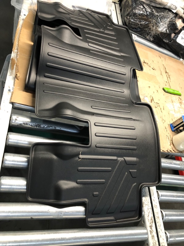 Photo 2 of MISSING PARTS, NO REFUNDS OR RETURNS. SMARTLINER 3 Row Floor Mat Liner Set for 2014-2021 Transit Connect 2nd Row Bucket Seats W/Carpet Flooring (Long Wheelbase)