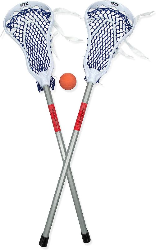 Photo 1 of STX FiddleSTX Two Pack Mini Super Power with Plastic Handle and One Ball, 30-Inch,White/Grey
