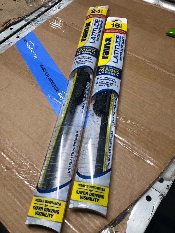 Photo 3 of Rain-X Water Repellent Wiper Blades, 24 Inch Windshield Wipers, RAIN X WATER REPELLANT WIPER BLADES, 18 INCH WINDSHIELD WIPER 