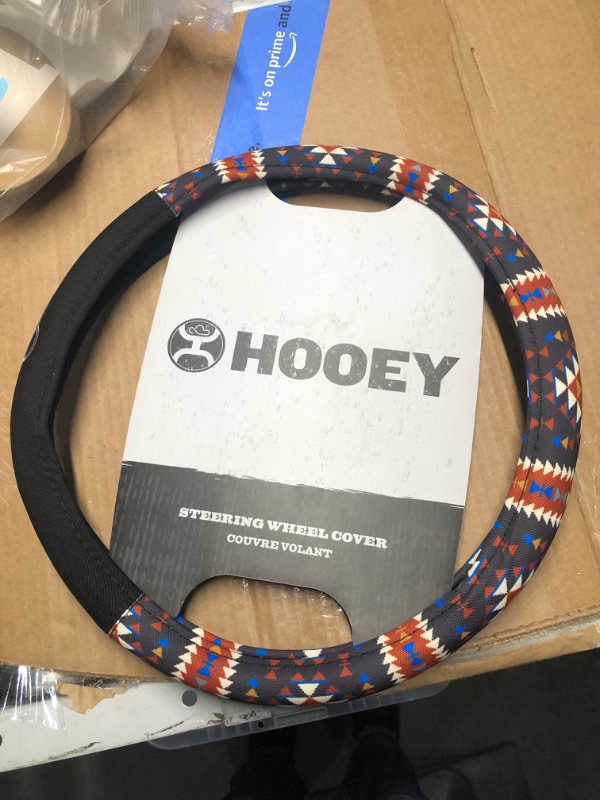 Photo 2 of Hooey Steering Wheel Cover, Universal-Fit, Easy to Install for Cars, Truck, Van, SUV, Riggin (Tuscon Aztec) (C000160190199)